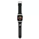 Karl Lagerfeld 3D Rubber Choupette Heads óraszíj Apple Watch 38/40/41mm tok, fekete