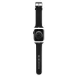 Karl Lagerfeld 3D Rubber Choupette Heads óraszíj Apple Watch 38/40/41mm tok, fekete