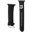 Karl Lagerfeld KLAWLSLCNK 3D Rubber Choupette Head Apple Watch 42/44/45/45/49mm óraszíj, fekete