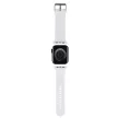 Karl Lagerfeld 3D Rubber Choupette Heads óraszíj Apple Watch 38/40/41mm tok, fehér