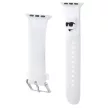 Karl Lagerfeld KLAWLSLCNH 3D Rubber Choupette Head Apple Watch 42/44/45/49mm óraszíj, fehér