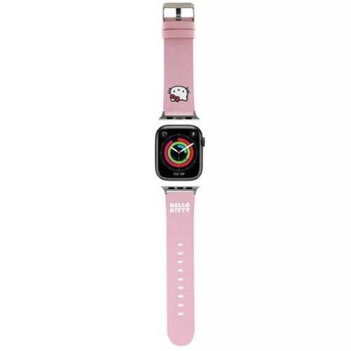 Hello Kitty Kitty Head óraszíj Apple Watch 38/40/41mm, rózsaszín