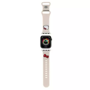   Hello Kitty Silicone Kitty Head óraszíj Apple Watch 38/40/41mm tok, bézs