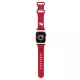 Hello Kitty Silicone Kitty Head óraszíj Apple Watch 38/40/41mm tok, piros