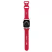 Hello Kitty Silicone Kitty Head óraszíj Apple Watch 38/40/41mm tok, piros