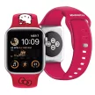 Hello Kitty Silicone Kitty Head óraszíj Apple Watch 38/40/41mm tok, piros