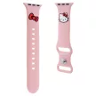 Hello Kitty Silicone Kitty Head óraszíj Apple Watch 38/40/41mm, rózsaszín