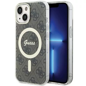   Guess GUHMP15MH4STW iPhone 15 Plus/ 14 Plus 6.7" IML 4G MagSafe tok, barna