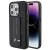 BMW BMHCP15LGSPPRK iPhone 15 Pro 6.1" hardcase Grip Stand Smooth & Perforated tok, fekete