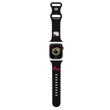   Hello Kitty Silicone Kitty Head óraszíj Apple Watch 38/40/41mm tok, fekete