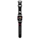 Hello Kitty Silicone Kitty Head óraszíj Apple Watch 38/40/41mm tok, fekete