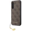 Guess GUHCS23FEGF4GBR Samsung Galaxy S23 FE S711 hátlap, tok 4G Charms Collection, barna