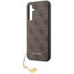 Guess GUHCS23FEGF4GBR Samsung Galaxy S23 FE S711 hátlap, tok 4G Charms Collection, barna