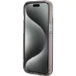 Guess GUHMP15SHFWFCK iPhone 15 6.1"  IML Flowers Wreatch MagSafe tok, fekete