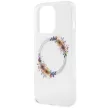 GUESS GUHMP15LHFWFCT iPhone 15 Pro (MagSafe / Flowers Wreath / tok, átlátszó
