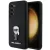 Karl Lagerfeld Silicone Ikonik Metal Pin case for Samsung Galaxy S23 Plus tok, fekete