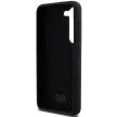 Karl Lagerfeld Silicone Ikonik Metal Pin case for Samsung Galaxy S23 Plus tok, fekete