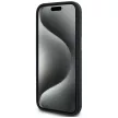 KARL LAGERFELD case IPHONE 15 MagSafe KLHMP15SSCMKMPCK (Silicone Initial Metal Logo) tok, fekete
