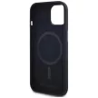 KARL LAGERFELD case IPHONE 15 MagSafe KLHMP15SSCMKMPCK (Silicone Initial Metal Logo) tok, fekete