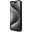 Karl Lagerfeld Silicone Metal Script Logo iPhone 15 tok, fekete