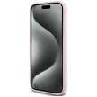 Karl Lagerfeld Silicone Karl&Choupette MagSafe iPhone 15 tok, rózsaszín