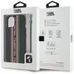 Karl Lagerfeld Saffiano Athleisure Stripes Cord iPhone 15 tok, piros