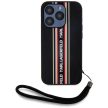 Karl Lagerfeld Saffiano Athleisure Stripes Cord iPhone 15 Pro Max tok, piros