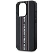 Karl Lagerfeld Saffiano Athleisure Stripes Cord iPhone 15 Pro Max tok, rózsaszín