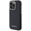 Karl Lagerfeld FW Metal Plate MagSafe iPhone 15 Pro Max tok, fekete