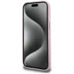 Karl Lagerfeld FW Metal Plate  MagSafe iPhone 15 tok, rózsaszín