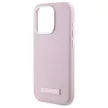 Karl Lagerfeld KLHMP15LPGMSRPP iPhone 15 Pro 6.1" FW Metal Plate MagSafe tok, rózsaszín