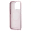 Karl Lagerfeld KLHMP15LPGMSRPP iPhone 15 Pro 6.1" FW Metal Plate MagSafe tok, rózsaszín