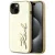 Karl Lagerfeld Wrinkled Metal  Signature iPhone 15 tok, arany