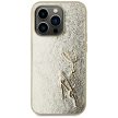 Karl Lagerfeld Wrinkled Metal  Signature iPhone 15 Pro Max tok, arany