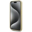Karl Lagerfeld Wrinkled Metal  Signature iPhone 15 Pro Max tok, arany