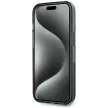 Karl Lagerfeld Liquide Glitter Monogram Gradient iPhone 15 tok, fekete