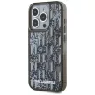 Karl Lagerfeld Liquide Glitter Monogram Gradient iPhone 15 Pro tok, fekete