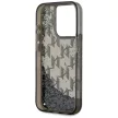 Karl Lagerfeld Liquide Glitter Monogram Gradient iPhone 15 Pro tok, fekete