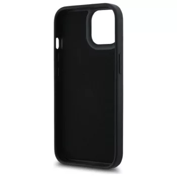   Karl Lagerfeld KLHCP15S3DRKSDLK iPhone 15 6.1" 3D Rubber Signature tok, fekete