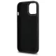 Karl Lagerfeld KLHCP15S3DRKSDLK iPhone 15 6.1" 3D Rubber Signature tok, fekete