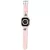 Karl Lagerfeld KLAWLSLKCNP 3D Rubber Karl&Choupette Heads Apple Watch 42/44/45/49mm óraszíj, rózsaszín