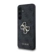 GUESS hátlap, tok Samsung Galaxy A35 GUHCSA354GMGGR (PU Big 4G Metal Logo), fekete