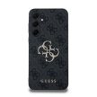 GUESS hátlap, tok Samsung Galaxy A35 GUHCSA354GMGGR (PU Big 4G Metal Logo), fekete
