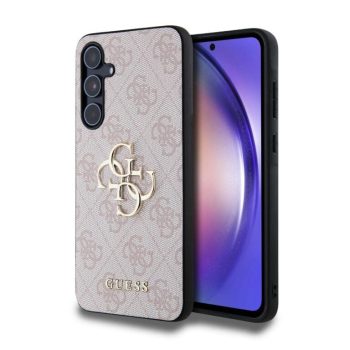   Guess case Samsung Galaxy A55 GUHCSA554GMGPI HC PU 4G big metal logo tok, rózsaszín