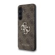 GUESS hátlap, tok Samsung Galaxy A35 GUHCSA354GMGBR (PU Big 4G Metal Logo), barna