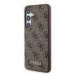 Guess hátlap, tok Samsung Galaxy A35 GUOHCSA35G4GFBR (PU 4G Classic Metal Logo), barna