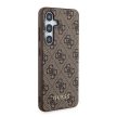 Guess hátlap, tok Samsung Galaxy A35 GUOHCSA35G4GFBR (PU 4G Classic Metal Logo), barna
