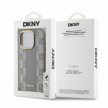 DKNY Leather Checketok, Red Mono Pattern MagSafe DKHMP15XPCPVSLE iPhone 15 Pro Max 6.7" tok, bézs