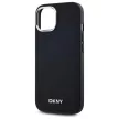 DKNY DKHMP14SPSCMCLK iPhone 14 6.1" Plain Logo MagSafe tok, fekete