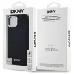 DKNY Leather Checketok, Red Mono Pattern MagSafe DKHMP15SPSCMCLK iPhone 15 6.1" tok, fekete